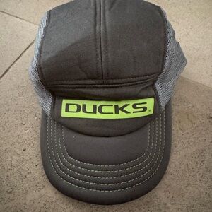 Black Ducks Men's Cap with Gray and Green Accents